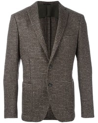 Мужской коричневый шерстяной пиджак от Tonello