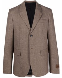 Мужской коричневый шерстяной пиджак от Zadig & Voltaire