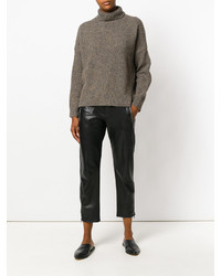 Женский коричневый шерстяной свитер от Vanessa Bruno