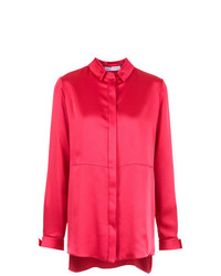 Красная блуза на пуговицах от Gloria Coelho