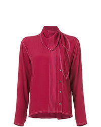 Красная блуза на пуговицах от Marni