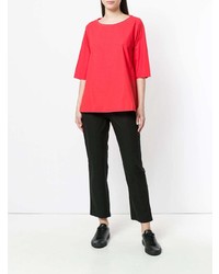 Красная блуза с коротким рукавом от Labo Art