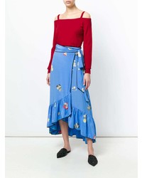 Красная блузка с длинным рукавом от Twin-Set