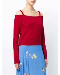 Красная блузка с длинным рукавом от Twin-Set