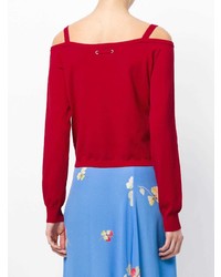 Красная блузка с длинным рукавом от Twin-Set