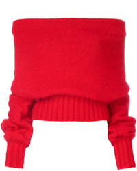 Красная блузка от Alberta Ferretti