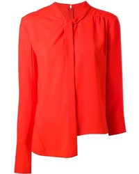 Красная блузка от Maison Margiela