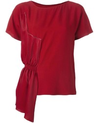 Красная блузка от MM6 MAISON MARGIELA