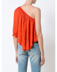 Красная блузка от Smythe