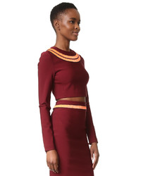 Красная блузка от Thierry Mugler