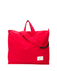 Мужская красная большая сумка из плотной ткани от Camiel Fortgens
