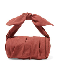 Красная большая сумка из плотной ткани от Rejina Pyo