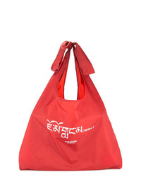 Мужская красная большая сумка из плотной ткани от Yoshiokubo