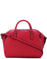 Красная большая сумка от Armani Jeans