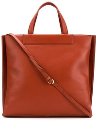 Красная большая сумка от Derek Lam
