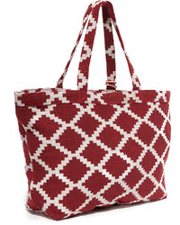 Красная большая сумка от Madewell