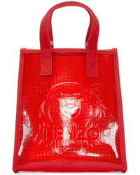Красная большая сумка от Kenzo