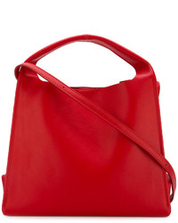 Красная большая сумка от Maison Margiela