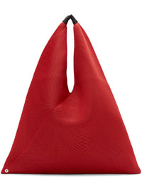 Красная большая сумка от MM6 MAISON MARGIELA