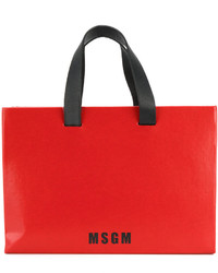 Красная большая сумка от MSGM