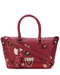Красная большая сумка от Valentino