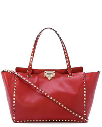 Красная большая сумка от Valentino