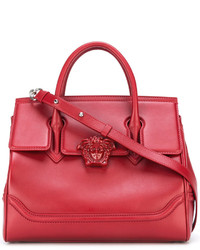 Красная большая сумка от Versace