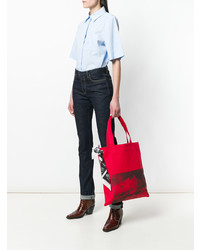 Красная большая сумка от Calvin Klein 205W39nyc