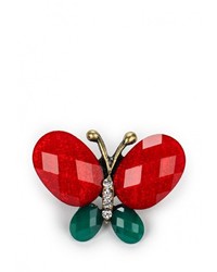 Красная брошь от Moon Paris