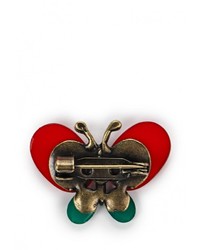 Красная брошь от Moon Paris