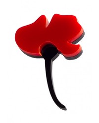 Красная брошь от Спартак