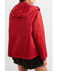 Женская красная ветровка от Prada