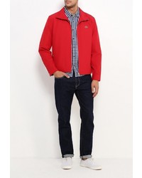 Мужская красная ветровка от Lacoste