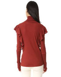 Женская красная водолазка от Enza Costa