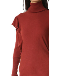 Женская красная водолазка от Enza Costa