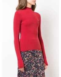 Женская красная водолазка от Rosie Assoulin