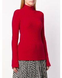 Женская красная водолазка от Juun.J