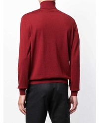 Мужская красная водолазка от Z Zegna