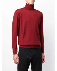 Мужская красная водолазка от Z Zegna