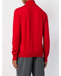 Мужская красная водолазка от Fay