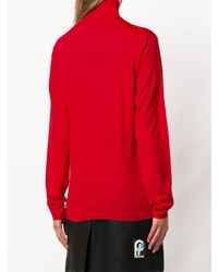 Женская красная водолазка от Prada