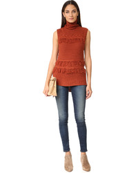 Женская красная водолазка от Moon River