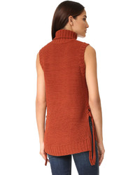 Женская красная водолазка от Moon River