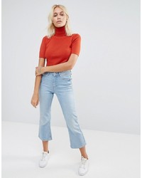 Красная вязаная блузка от Glamorous