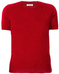 Красная вязаная блузка от P.A.R.O.S.H.