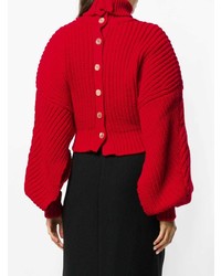 Женская красная вязаная водолазка от A.W.A.K.E.