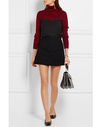 Женская красная вязаная водолазка от Miu Miu