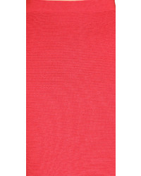 Красная вязаная юбка-карандаш от Cushnie et Ochs