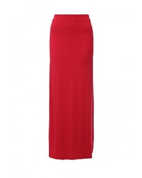 Красная длинная юбка от Jennyfer