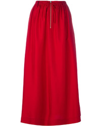 Красная длинная юбка от Joseph